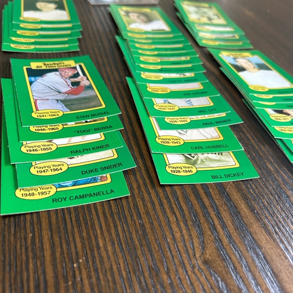 1987 Hygrade Baseball cards (Lot of 35) All Time Greats - Picture 5 of 8